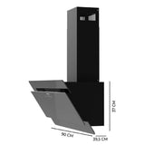 Conventional Hood Cecotec Bolero Flux DT 908000 Black-3