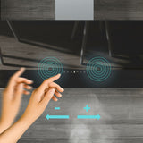 Conventional Hood Cecotec Bolero Flux DT 908001 Black-1