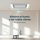 Conventional Hood Cecotec Bolero Flux TIR 908000 White-17