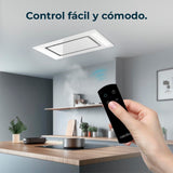 Conventional Hood Cecotec Bolero Flux TIR 908000 White-2