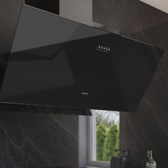 Cecotec Conventional Hood 90 cm Bolero Flux DM 906500 Black Glass LED-10