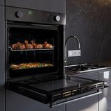 Oven Cecotec Bolero Hexa C126400 Glass Black 2800 W 80 L-7