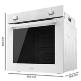 Oven Cecotec Bolero Hexa C126400 Glass White 2800 W 80 L White-2