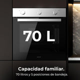 Oven Cecotec Bolero Hexa M236000 Inox Time 2800 W 70 L-7