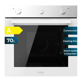 Oven Cecotec Bolero Hexa M236000 Glass White Time 2800 W 70 L-1