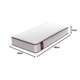 Cecotec Memory Foam Mattress Flow PureVital 1900 150x190 cm medium firm 21 cm high-5