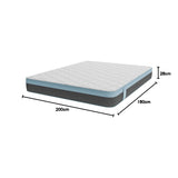 Cecotec Flow PureVital 4990 Memory Foam Mattress 180x200 cm Medium-Firm 28 cm-2