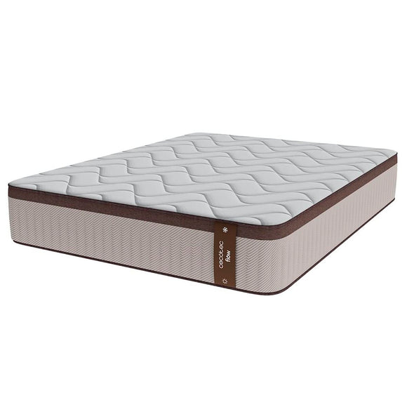Cecotec Flow 7990 Hybrid Pocket Spring Mattress 80x190cm Medium-Firm Memory Foam-0