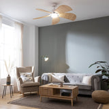 Ceiling Fan with Light Cecotec EnergySilence Aero 5250 Natural 18 W 40 W-1