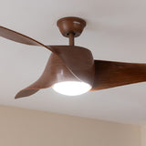 Ceiling Fan with Light Cecotec EnergySilence Aero 5290 18 W 40 W Black Wood-1
