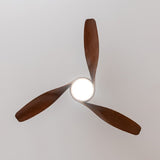 Ceiling Fan with Light Cecotec EnergySilence Aero 5290 18 W 40 W Black Wood-2