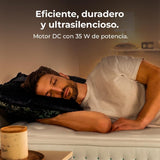 Ceiling Fan Cecotec EnergySilence Aero 5295 GoldWhite Ø 132 cm White Golden 18 W 35 W-1