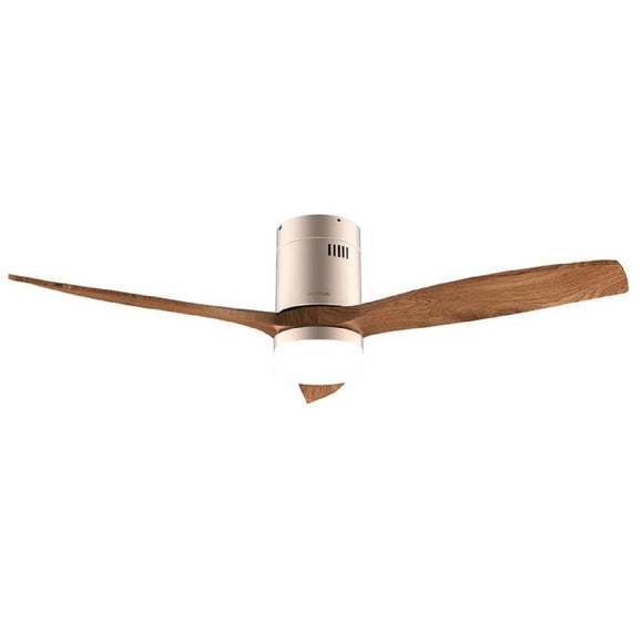 Ceiling Fan with Light Cecotec EnergySilence Aero 5600 Aqua Brown Golden 20 W 40 W-0