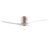 Ceiling Fan with Light Cecotec EnergySilence Aero 5600 Aqua White Brown Golden 18 W 40 W-0