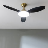 Ceiling Fan with Light Cecotec EnergySilence 4800 Black Golden 36 W-3