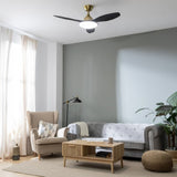 Ceiling Fan with Light Cecotec EnergySilence 4800 Black Golden 36 W-1