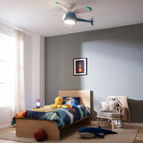 Ceiling Fan with Light Cecotec EnergySilence Aero 4600 Helicopter Blue 35 W 32 W Helicopter-2