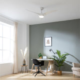 Ceiling Fan with Light Cecotec Aero 5295 White 18 W 40 W-2