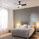 Ceiling Fan with Light Cecotec EnergySilence Aero 5200 Black 22 W 40 W-1