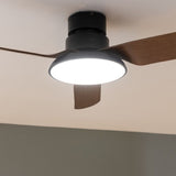 Ceiling Fan with Light Cecotec EnergySilence Aero 5200 22 W 40 W Wood-3