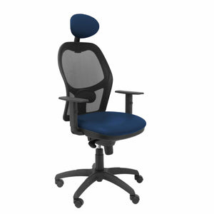 Office Chair with Headrest Jorquera malla P&C NSPAZMC Navy Blue-0