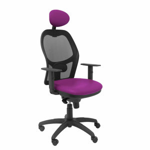 Office Chair with Headrest Jorquera malla P&C SNSPMOC Purple-0