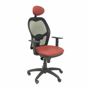Office Chair with Headrest Jorquera malla P&C NSPGRAC Maroon-0