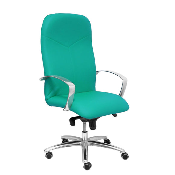 Office Chair Caudete P&C 5DBSP39 Green Turquoise-0