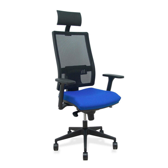 Office Chair with Headrest Horna P&C B3DR65C Blue-0