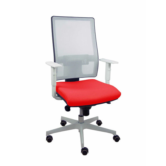 Office Chair Horna P&C 50B4BRP White Red-0