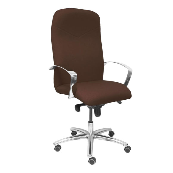 Office Chair Caudete P&C BALI463 Dark brown-0
