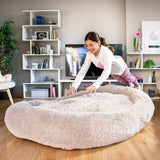 Human Dog Bed XXL InnovaGoods Beige-10