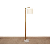 Floor Lamp Romimex White 35 x 152 x 35 cm-1