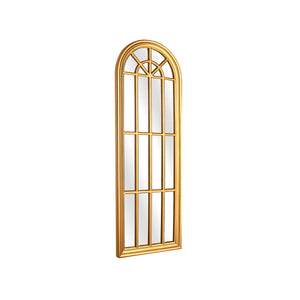 Wall mirror Romimex Golden Resin Window 61 x 178 x 4 cm-0