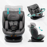 Car Chair Babyauto XPERTA GREY DOBBY Grey 0 (de 0 a 10 kilos) I (9 - 18 kg) II (15-25 kg) III (22 - 36 kg) Children's ECE R129-3