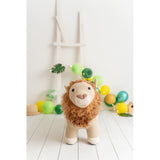 Fluffy toy Crochetts AMIGURUMIS MAXI Brown Lion 84 x 57 x 32 cm-14