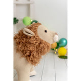 Fluffy toy Crochetts AMIGURUMIS MAXI Brown Lion 84 x 57 x 32 cm-12