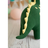 Fluffy toy Crochetts AMIGURUMIS MAXI Green Dinosaur 78 x 103 x 29 cm-1