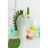 Fluffy toy Crochetts AMIGURUMIS MAXI Green Unicorn 98 x 88 x 33 cm-3