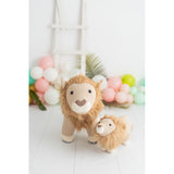 Fluffy toy Crochetts AMIGURUMIS MINI Brown Lion 45 x 16 x 27 cm 84 x 32 x 57 cm 2 Pieces-8