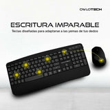 Keyboard and Mouse Owlotech EK500 Black-4