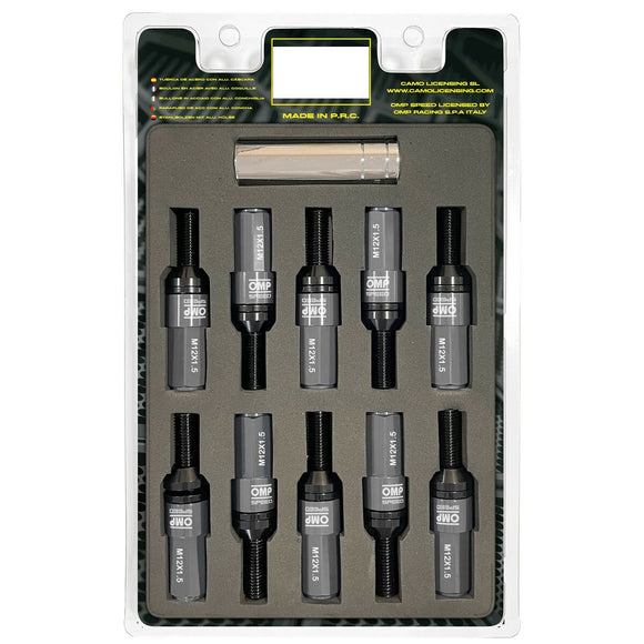 Screw kit OMP OMPS09981202 28 mm Silver M12 x 1,50-0