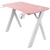 Desk Mars Gaming MGD100RGBP White Pink Steel 100 x 60 cm-3