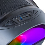 ATX Semi-tower Box Mars Gaming MCCYLON Black-4