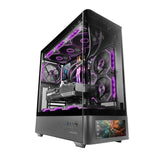 ATX Semi-tower Box Mars Gaming MCLCDPRO Black-3