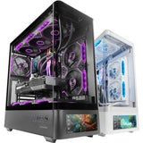 ATX Semi-tower Box Mars Gaming MCLCDPRO Black-0