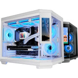 ATX Semi-tower Box Mars Gaming MC3TCORELCDMW White-0