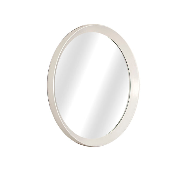 Wall mirror Romimex White polystyrene 80 x 80 x 3 cm Circular-0