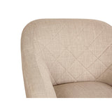 Armchair Romimex Beige 80 x 87 x 80 cm-1