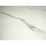 Console Romimex White Silver Stainless steel Synthetic marble 120 x 80 x 40 cm-2